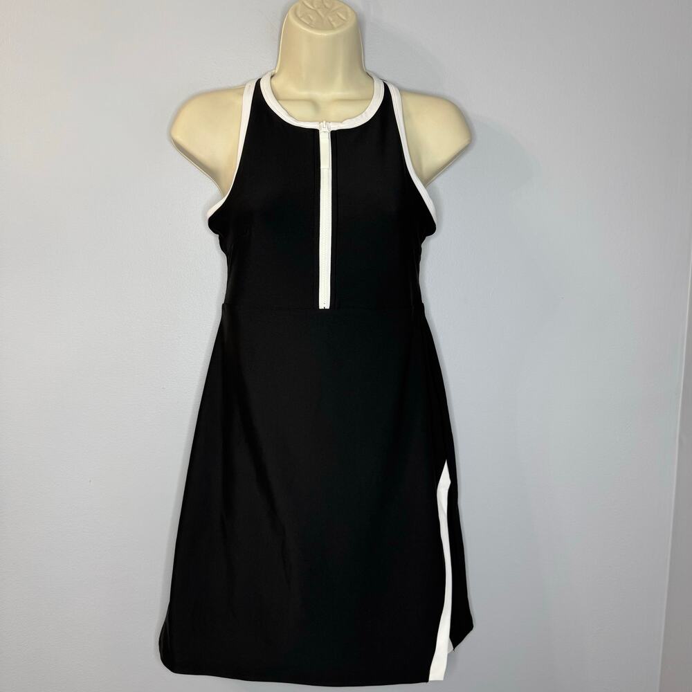 Sage Collective Racerback Active Dress Built Shorts Tennis Pickleball Black S